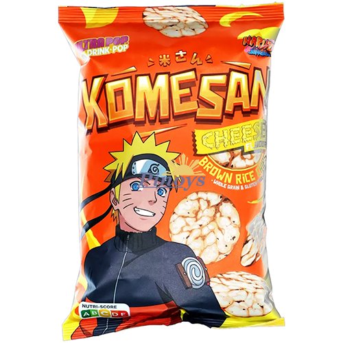 Чипси рисові Ultra Pop Naruto зі смаком сиру 60г.